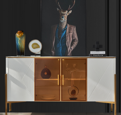 Kommode Regale Design Wohnzimmer Möbel Holz Neu Sideboard Schrank