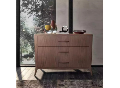 Kommode Wohnzimmer Holz Möbel Italien Sideboard Kommoden braun Schrank