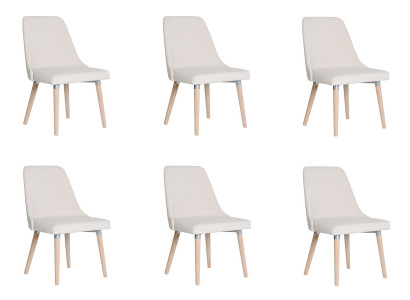 6x Design Polster Sitz Stühle Stuhl Seht Garnitur Sessel Lounge Club Set 