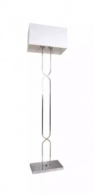 Standlampe Stehlampe Stand Leuchten Lampen Lampe Weiß Modern Metall