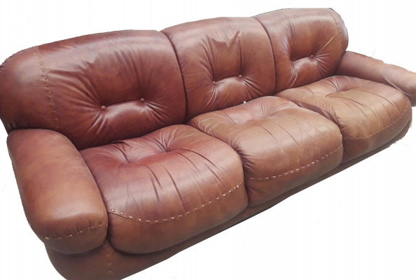 Chesterfield Klassischer Dreisitzer Sofa Wohnlandschaft Textilsofa 3 Sitz Couch