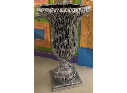 Antike seltene sowjetische Blumenvase Silber für Wohnzimmer seltene Russland