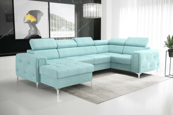 Wohnlandschaft Design Ecksofa Textil Couchen Sofas U Form Sofa Couch Polster Neu