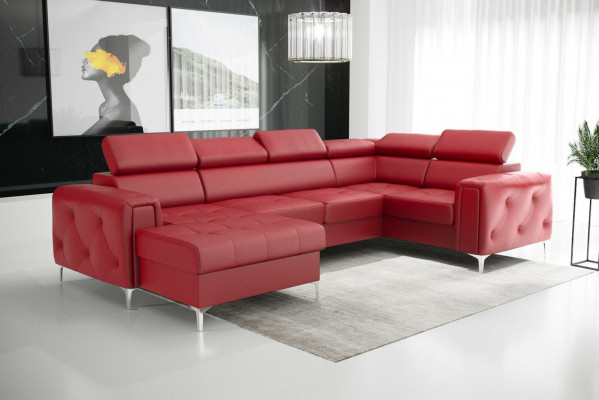 Wohnlandschaft Design Ecksofa Textil Couchen Sofas U Form Sofa Couch Polster Neu