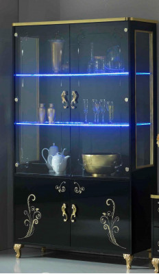 Kommode Vitrine Kommoden Vitrinen Wohnzimmer Anrichte Designer Schrank Schränke