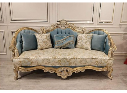 Klassische Dreisitzer Barock Couch Einrichtung 3er Französische Möbel