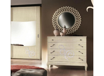 Kommode Spiegel Holz Kommoden Garnitur Modern Schrank Konsole Möbel Neu Set 2tlg