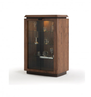 Luxus Holz Vitrine Anrichte Design Schränke braun Möbel Schrank Neu