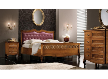 Schlafzimmer Bett Nachttisch Doppelbett Polster Betten Set Gruppe Garnitur 3tlg.