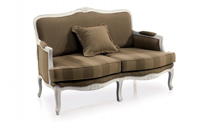 Design Polster Textil Sofas Couchen neues Doppelsofa Luxus Sofa 2 Sitzer Möbel