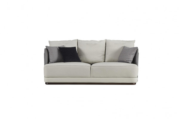 Italienische Designer Möbel Wohnzimmer Sofagarnitur Couch Polster Leder