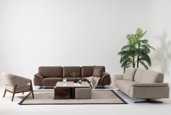 Wohnzimmer Sofa 3 Sitze Design Luxus Polster Couch Modern Sofas 250cm