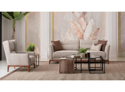 Modernen Designen Sofa 3+1 Sessel Sofagarnitur Wohnzimmer Möbel Einrichtung