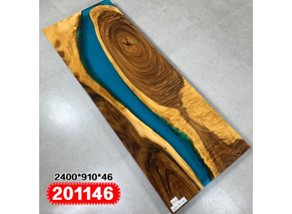 Echtes Holz Wasserfall Tisch Epoxid Harz Esstisch Tische Epoxy Massive