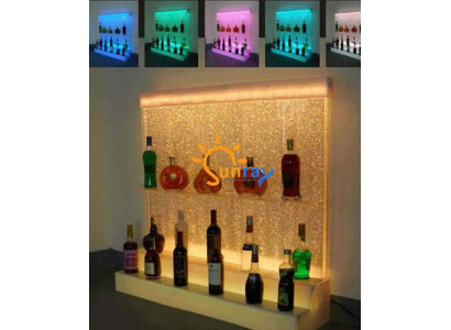 LED Regal Bar Wasser Wand Säule Beleuchtete Wasserwände Bar Theke Regal Möbel