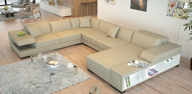 Wohnzimmermöbel Modernes U-förmiges Ecksofa Stilvolles Design für Ihr Zuhause