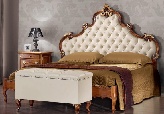 Bett Möbel Doppelbett Chesterfield Schlafzimmer Möbel Betten Möbel Italien Neu