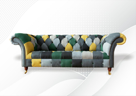 Chesterfield Mehrfarbig Wohnzimmer Modern Design Couchen Sofa Neu Kreative Möbel