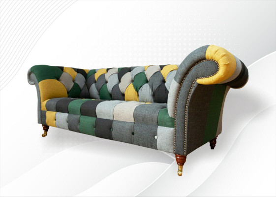 Chesterfield Mehrfarbig Wohnzimmer Modern Design Couchen Sofa Neu Kreative Möbel