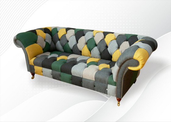 Chesterfield Mehrfarbig Wohnzimmer Modern Design Couchen Sofa Neu Kreative Möbel