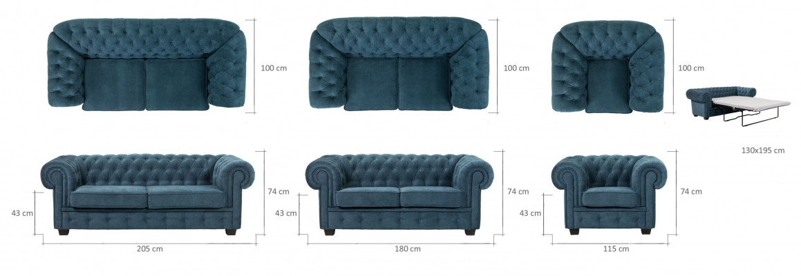 Sofa Schlafsofa Designer 3 Sitzer Sofa mit Bettfunktion Garnitur Couch Ledersofa