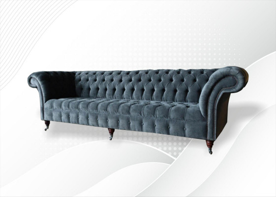 Chesterfield Leder Polster Luxus Sofa Design Couch Klassische Dekor Sofa