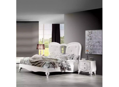 Bett 2x Nachttische 3 tlg. Schlafzimmer Set Design Möbel Modern Luxus Neu