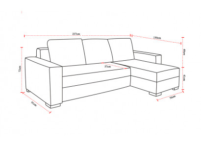 Design Ecksofa Newark Bettfunktion Couch Leder Textil Sofas Schlaf Sofa