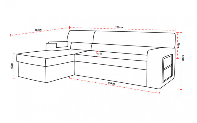 Schlafsofa Sofa Couch Polster Wohnzimmer Couch Schlaffunktion Sofas