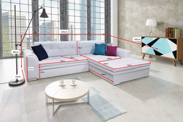 Design Ecksofa Bettfunktion Couch Polster Couchen Textil Sofas Sofa