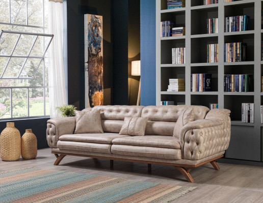 Sofagarnitur 3 3 1 1Sitzer Couch Polster Chesterfield Garnituren Sitzmöbel