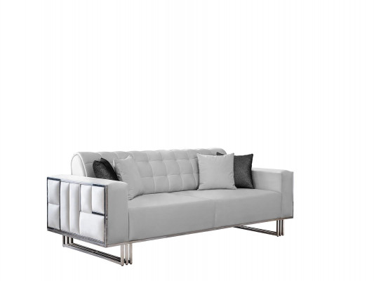 Verstellbare Multifunktion Couch Sofa Zweisitzer Couchen Design Sofas Weiß