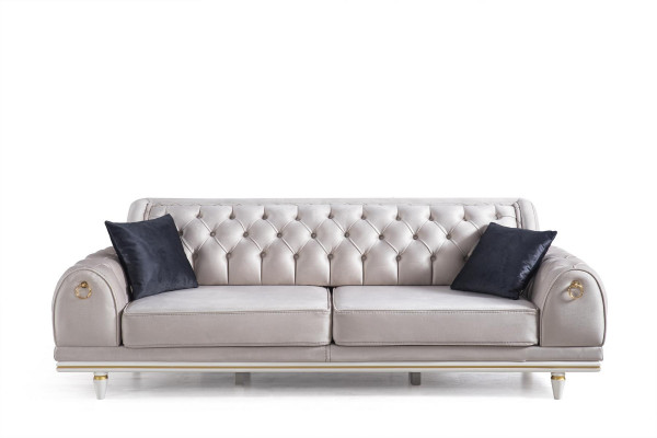 Chesterfield Sofa Couch 230cm Möbel Einrichtung Wohnzimmer Polster