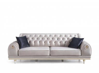 Chesterfield Sofa Couch 230cm Möbel Einrichtung Wohnzimmer Polster