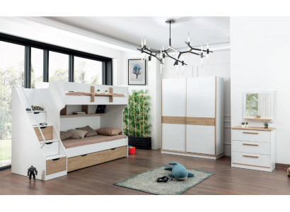 Design Kleiderschrank Schwebetüren Schrank Schlafzimmer Schränke Holz Weiß Braun