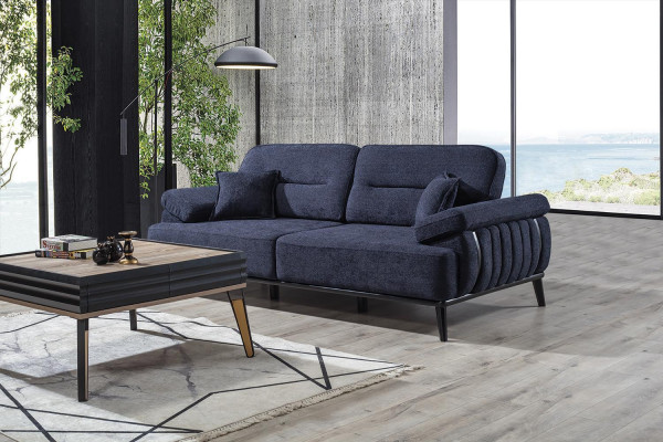 Luxus 4tlg. Sofagarnitur Modern Sofa 3 + 3 + Sessel + Couchtisch Wohnzimmer Set