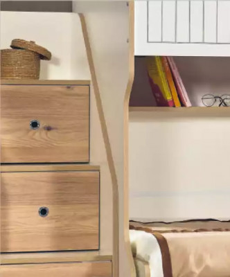 Kinderzimmer Etagenbett Hochbett Set Schreibtisch Kleiderschrank 3tlg.