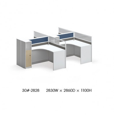 Schreibtisch 4er Bürotisch Tisch Arbeitstisch Möbel Counter call center möbel