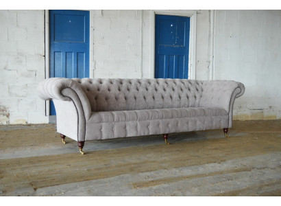 Chesterfield Sofa 4 Sitzer XXL Polster Designer Couchen Sofas Garnitur