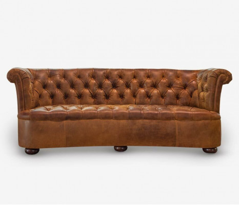 Chesterfield Leder Polster Design Sofa Luxus Couch Klassische Sofa 3 Sitzer Neu