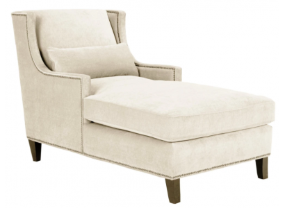 Chaiselongue Liegen Möbel Ottomane Wohnzimmer Design Sofa Beige Stoff Liege 