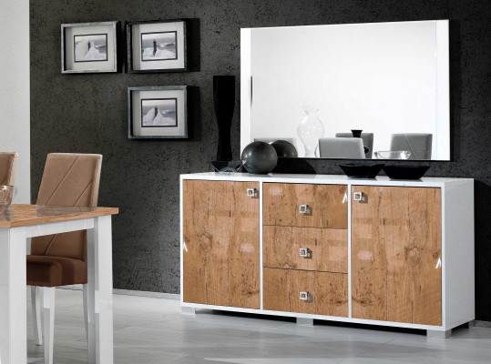 Anrichte Design Kommode 100*50 Luxus Holz Kommoden Schrank Wohnzimmer Schränke