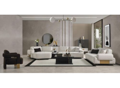 Wohnzimmer set Ecksofa L-form 31 Sitzer Sofa Couchgarnitur Möbel Sofas