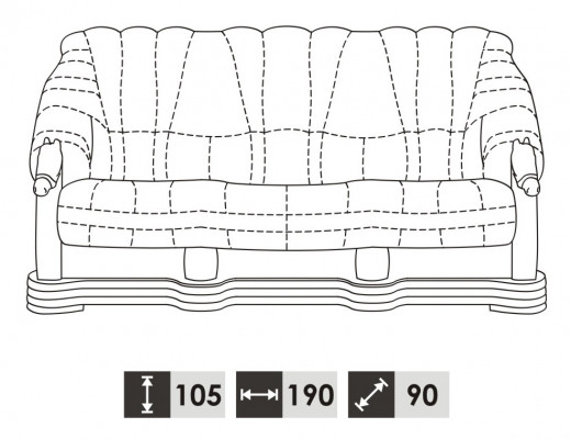 Wohnzimmer Sofagarnitur Couch Polster Sitz Deko Sofa Leder Holz 3+2+1 Set