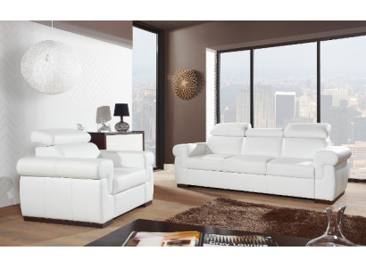 Sofa 3 Sitzer Design Sofas Polster Couchen 100% Leder Relax Moderne