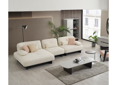 Wohnzimmer Textil Sofa Luxuriöse L-Form Couch Ecksofa Designer Möbel