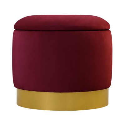 Pouf Fußhocker Rund Hocker Polsterhocker Sitzhocker Badhocker Hocker Truhe Bank