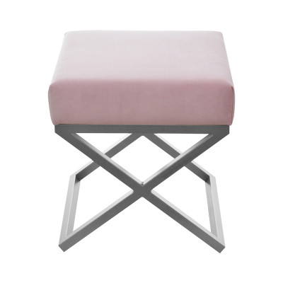 Pouf Fußhocker Rund Hocker Polsterhocker Sitzhocker Badhocker Hocker X Ottomane