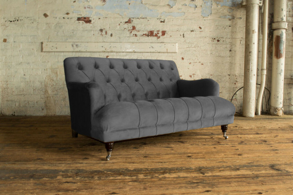 Chesterfield Sofa 2 Sitzer Couch Polster Sofas Couchen Sitz Polster Garnitur Neu