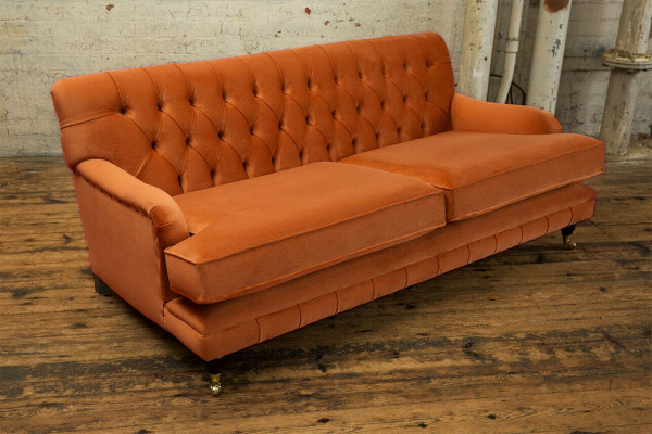 Chesterfield Couch Sitzpolster strapazierfähige und hochwertige couch dreisitzer